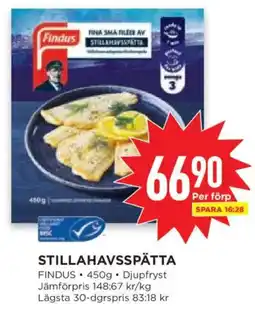 Willys Findus stillahavsspåtta erbjuda