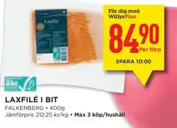 Willys Laxfilé i bit erbjuda