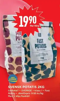 Willys Fast potatis erbjuda