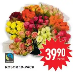 Willys Rosor 10-pack erbjuda