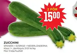 Willys Zucchini erbjuda
