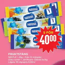Willys Nestlé fruktstång erbjuda
