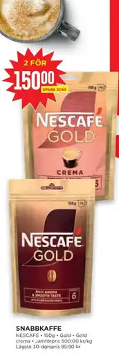 Willys Nescafe Gold erbjuda