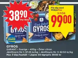 Willys Garant gyros erbjuda