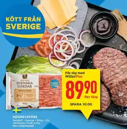 Willys Garant högrevsfärsk erbjuda