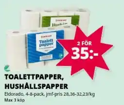 Tempo Eldorado toalettpapper, hushållspapper erbjuda