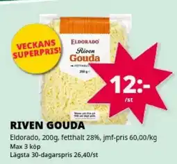 Tempo Eldorado riven gouda erbjuda