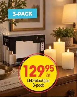 EKO Flickering Flame LED-blockljus erbjuda