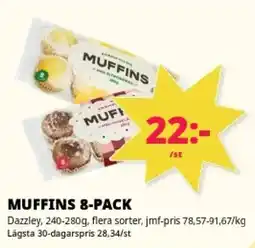 Tempo Dazzley muffins erbjuda