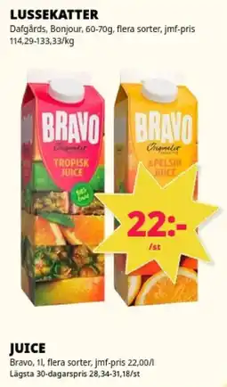 Tempo Bravo lussekatter erbjuda