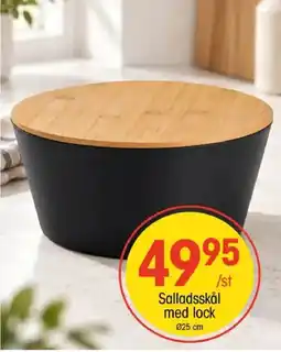 EKO Salladsskål med lock erbjuda