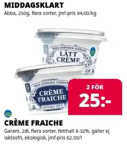 Tempo Crème fraiche erbjuda