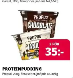 Tempo Propud proteinpudding erbjuda