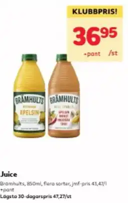 Hemköp Brämhults juice erbjuda