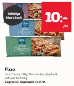Hemköp Nice'n easy pizza erbjuda