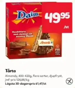 Hemköp Daim tårta erbjuda