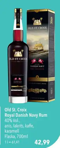 Citti Old St. Croix Royal Danish Navy Rum, EUR 42.99 erbjuda