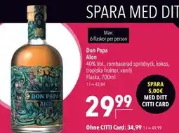 Citti Don Papa Alon, EUR 34.99, Medlemspris erbjuda