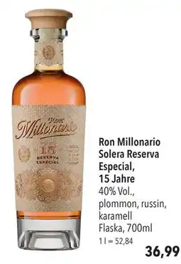 Citti Ron Millonario Solera Reserva Especial, 15 Jahre, EUR 36.99 erbjuda