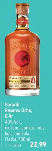 Citti Bacardi Reserva Ocho, 8 År, EUR 22.99 erbjuda