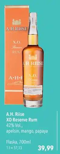Citti A.H. Riise XO Reserve Rum, EUR 39.99 erbjuda