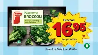 Östenssons Findus Broccoli 500g erbjuda