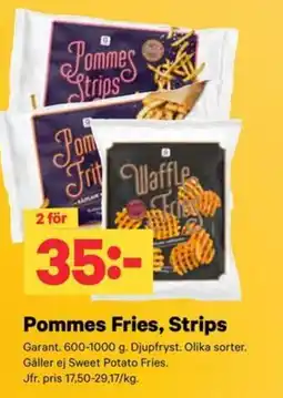 City Gross Garant Pommes Fries, Strips erbjuda