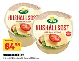 City Gross Arla Hushållsost 17% erbjuda