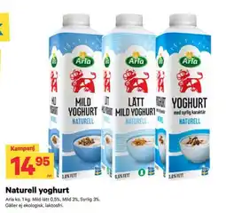 City Gross Arla naturell yoghurt erbjuda