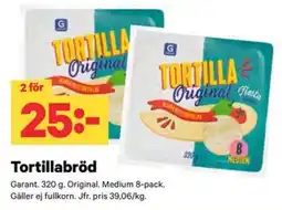 City Gross Garant tortillabröd original medium erbjuda