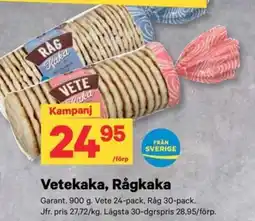 City Gross Garant vetekaka, rågkaka erbjuda