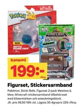 City Gross Pokemon, Figurset, Stickersarmand erbjuda