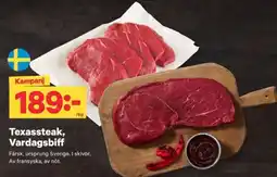 City Gross Texassteak, Vardagsbiff erbjuda