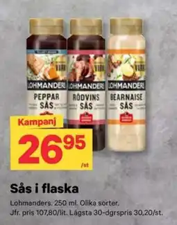 City Gross Lohmanders Sås i flaska erbjuda