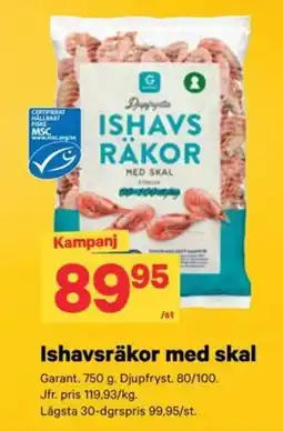 City Gross Garant ishavsräkor med skal erbjuda