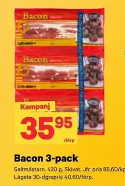 City Gross Bacon 3-pack erbjuda