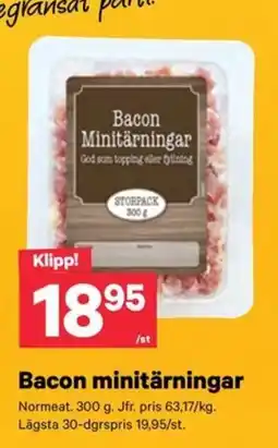 City Gross Bacon minitärningar erbjuda
