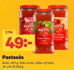 City Gross Mutti pastasås erbjuda