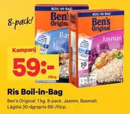 City Gross Ben's Original Ris Boil-in-Bag erbjuda