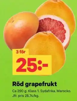 City Gross Röd grapefrukt erbjuda
