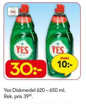 Bo Ohlsson Yes Diskmedel 620-650ml erbjuda