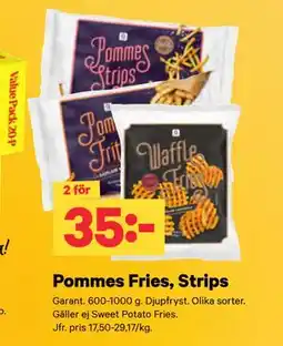 City Gross Pommes Fries, Strips erbjuda