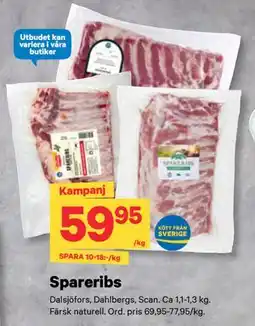 City Gross Spareribs erbjuda
