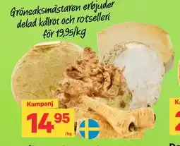 City Gross Kålrot och rotselleri erbjuda