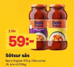 City Gross Sötsur sås erbjuda