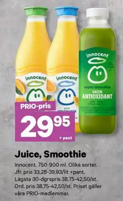 City Gross Juice, Smoothie, Pris i appen erbjuda