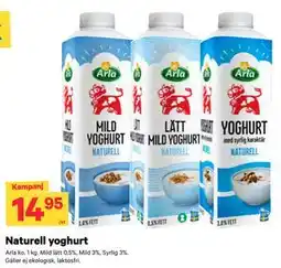 City Gross Naturell yoghurt erbjuda