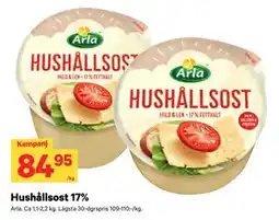 City Gross Hushållsost 17% erbjuda