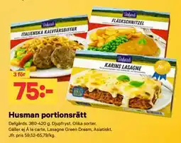City Gross Husman portionsrätt erbjuda