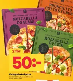 City Gross Vedugnsbakad pizza erbjuda
